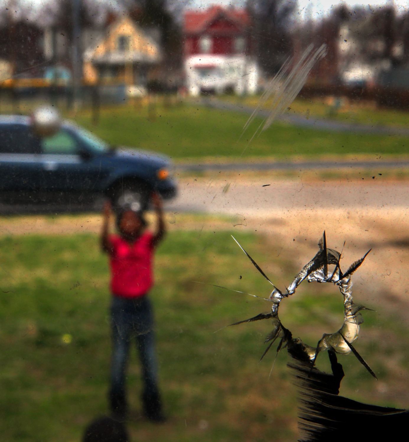Child struck by stray bullet in Madison, Illinois